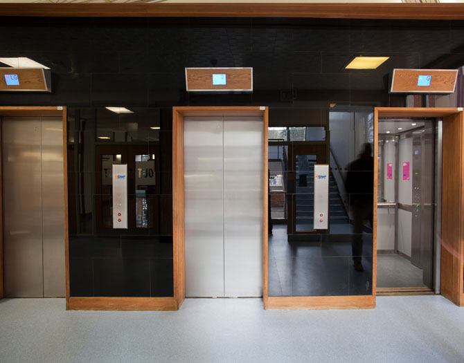 Modern Passenger Lift Installation in Noida Office